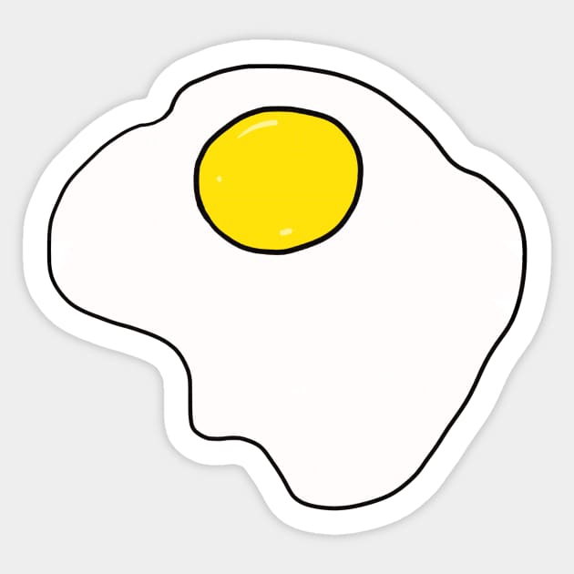 Sunny Side Up Egg Sticker by Latex Free Beans